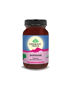 Shatavari 90 Capsules Bottle by Organic India | Herbalista