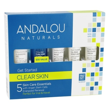 Andalou Clear Skin GetStarted Kit, 5 Pieces | Herbalista 