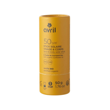 Avril BIO, Sun Stick SPF50, 50g