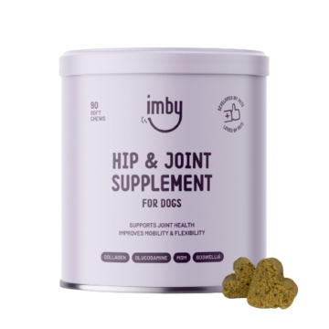 IMBY, Hip & Joint Supplement for Dogs, 90 Soft Chews