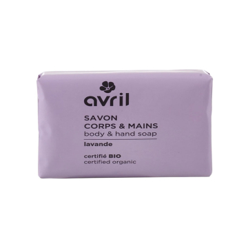 Avril BIO, Body & Hand Soap Lavender-Scented, 100g