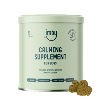 IMBY, Calming Supplement for Dogs, 90 Soft Chews