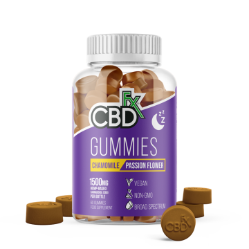 Gummies for Sleep with Chamomile & Passion Flower 1500mg