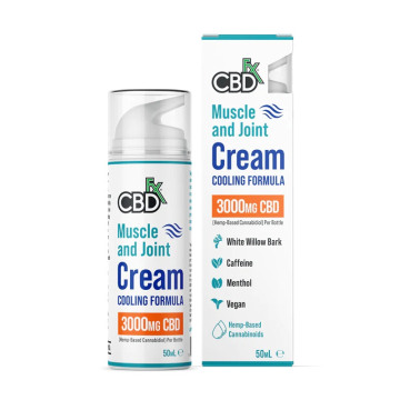 CBDfx, Muscle & Joint Cream, 50ml, 1000mg | Herbalista
