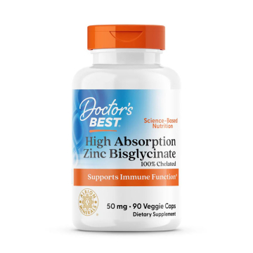 High Absorption Zinc Bisglycinate by | Herbalista | 100% Chelated