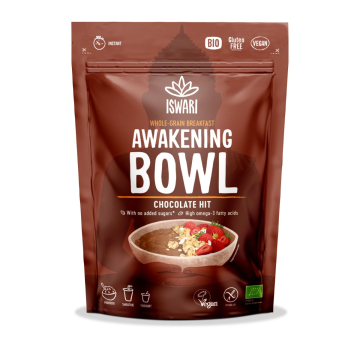 Iswari,&#x20;BIO&#x20;Awakening&#x20;Bowl,&#x20;Chocolate&#x20;Hit,&#x20;Gluten&#x20;Free,&#x20;360g