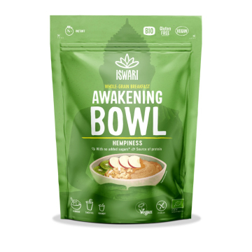 Iswari,&#x20;BIO&#x20;Awakening&#x20;Bowl,&#x20;Hempiness,&#x20;Gluten&#x20;Free,&#x20;360g