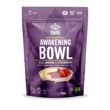 Iswari, BIO  Awakening Bowl, Acai, Banana & Strawberry, 360g