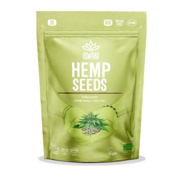 Iswari, BIO Shelled Hemp Seeds, Gluten Free, 250g