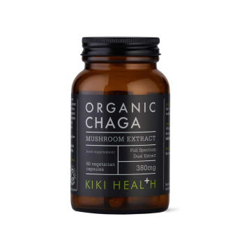 Kiki Health, Organic Chaga Mushroom Extract, 60 Vegicaps