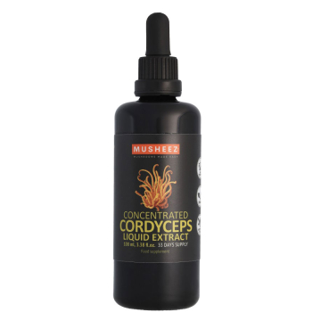 Musheez, BIO, Cordyceps Liquid Dual Extract 15:1, Alcohol Free / Υγρό Εκχύλισμα Cordyceps Διπλής Απόσταξης 15:1, Χωρίς Αλκοόλ, 100ml