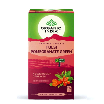 Organic India, BIO Tulsi Pomegranate Green Tea, 25 Infusion Bags