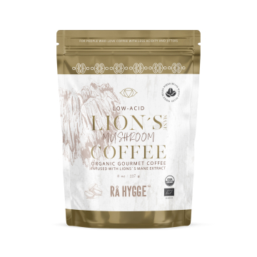 Rå Hygge, BIO Lions Mane Coffee, Whole Beans, 227g 
