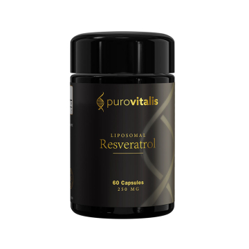 Purovitalis, Liposomal Trans-Resveratrol 250mg, 60 Vegan Capsules