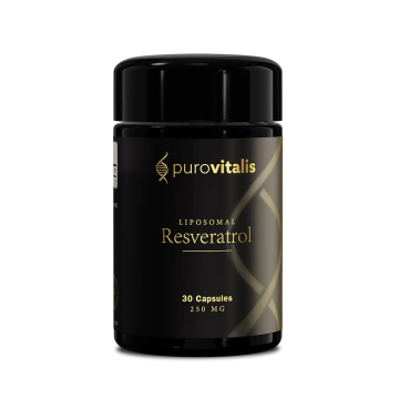 Purovitalis, Liposomal Trans-Resveratrol 250mg, 30 Vegan Capsules