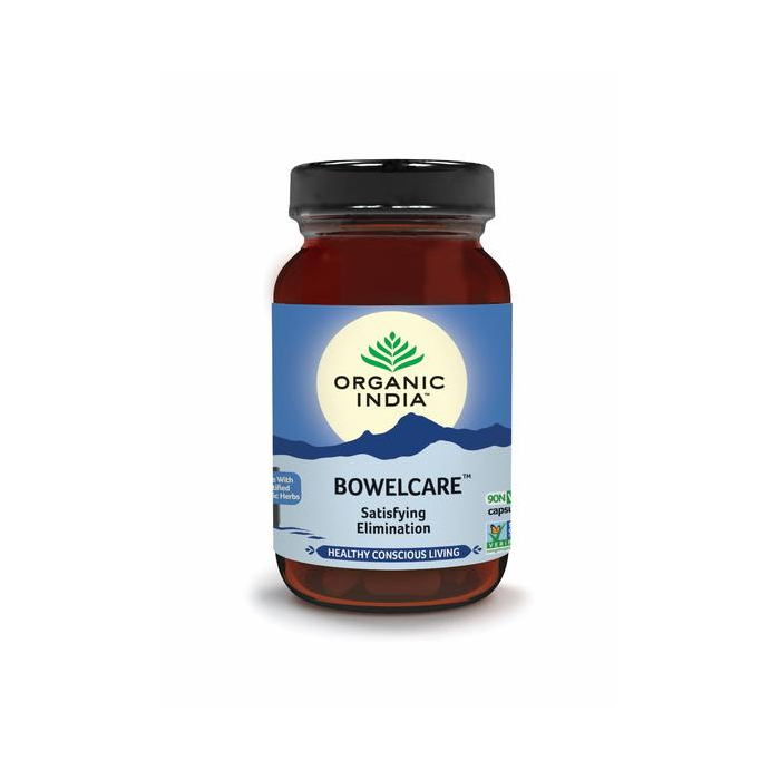 Bowelcare 90 Capsules Bottle By Organic India | Herbalista 